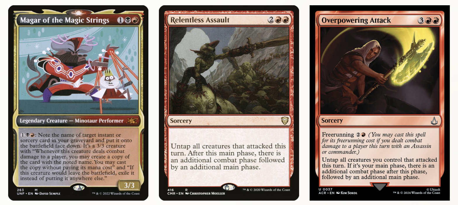 Magic card combo