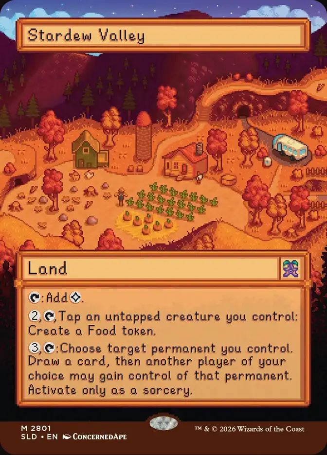 Welcome to Stardew Valley Magic card