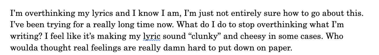 writing about writing