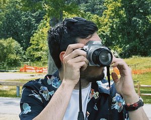 taking a photo